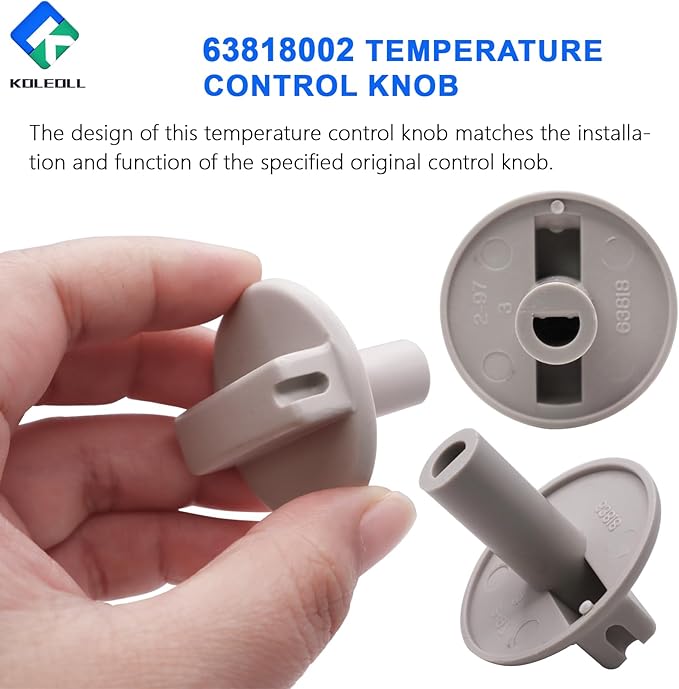 KOLEOLL 2 pcs 63818002 Temp Control Knob Replacement - Image 6