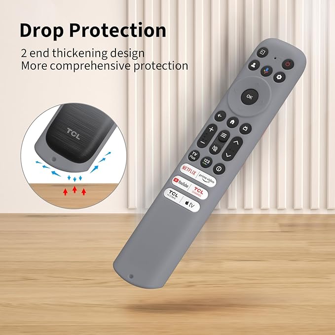 Hi Color Silicone Cover for TCL RC813 FMB1/RC923/RC902V Remote Protective Case - Image 3