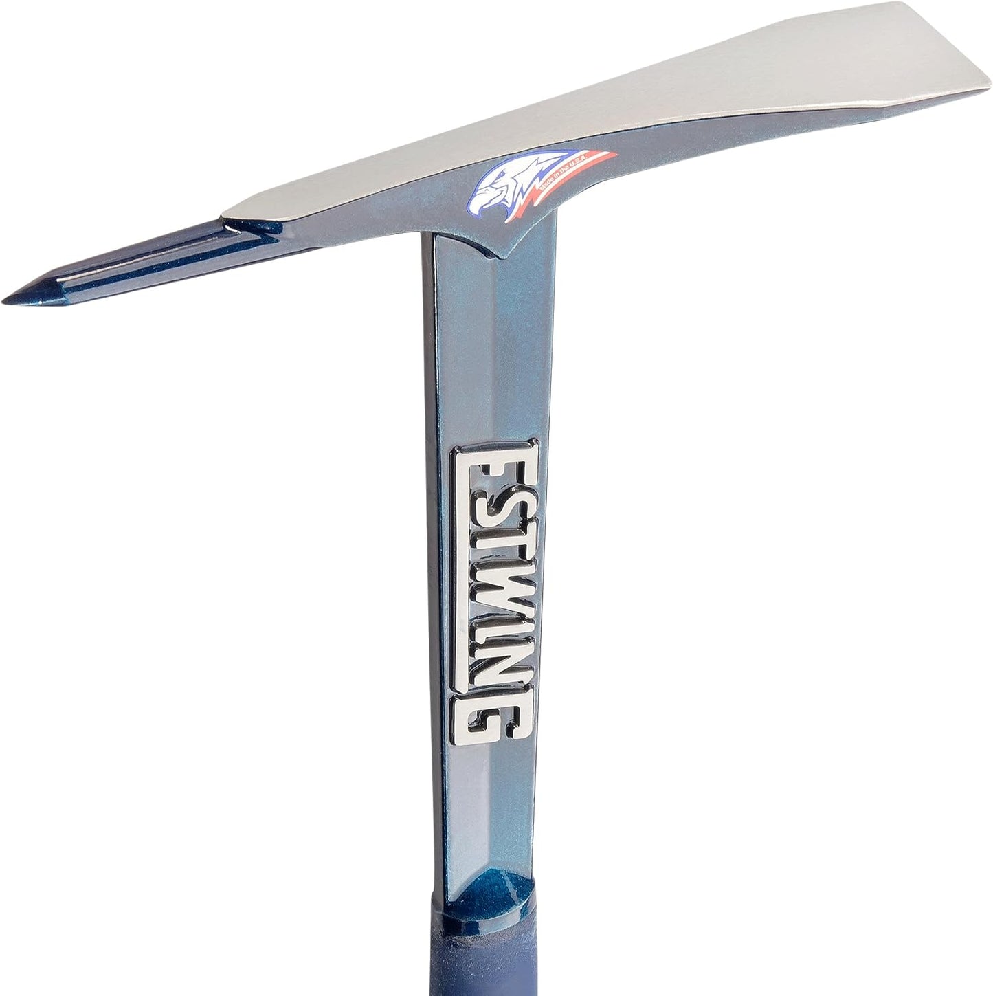 ESTWING Burpee Rock Pick - 17" USA Made Geologist Tool with Pointed Tip & Shock Reduction Grip - BP500 | Made in USA, Top Choice Of Geologists Worldwide, Chiseled End & Pointed Tip, Forged In One Piece, Shock Reduction Grip