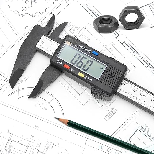 Electronic Digital Caliper, Plastic Vernier Caliper, Caliper Measuring Tool - Image 3