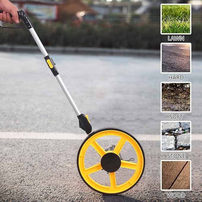 Zozen Measuring Wheel, Folding Portable Distance Measuring in Feet, Double - Image 5
