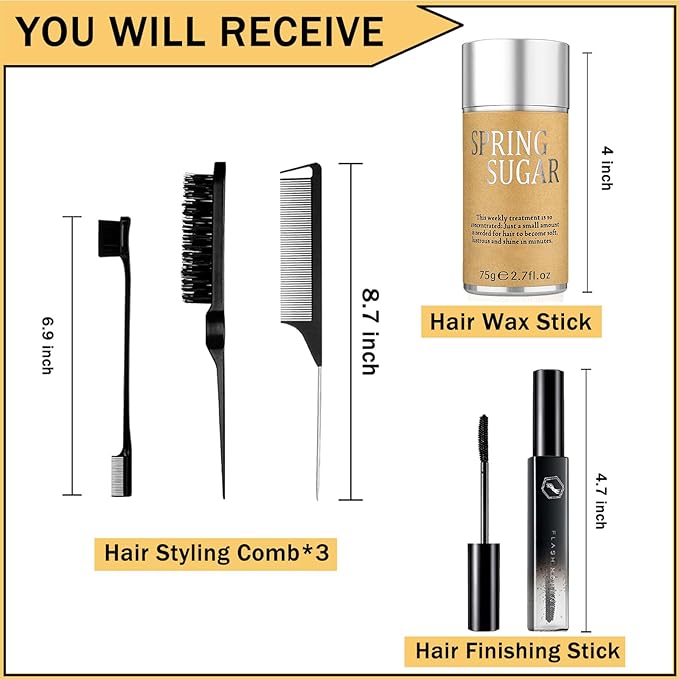 SPRINGSUGAR 5 Pcs Hair Wax Stick - Image 2