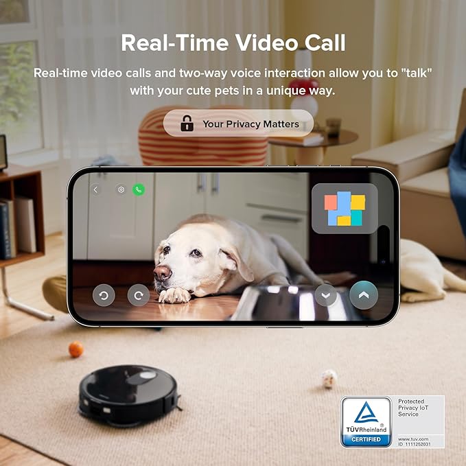 roborock Qrevo Slim Robot Vacuum and Mop Combo, 8.2cm Ultra-Slim, 3D Sensing - Image 9
