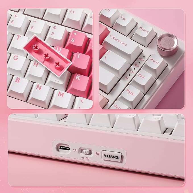 YUNZII B75 PRO Wireless Mechanical Keyboard, 75% Layout - Image 8