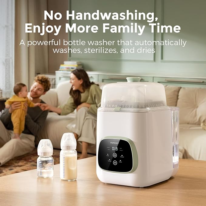 Momcozy KleanPal Pro Baby Bottle Washer, Sterilizer & Dryer - Image 2