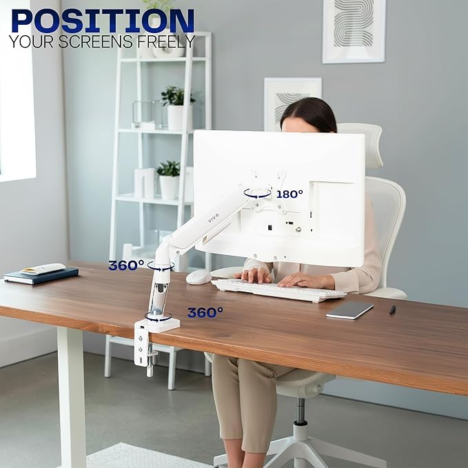 VIVO Single 17 to 32 inch Monitor Height Adjustable Counterbalance Mechanical - Image 5