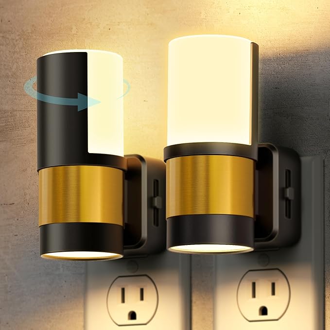 Briignite Night Lights Plug into Wall, 2 Pack Dimmable LED Night Light by WelcometoBriigniteenjoyyourshopping