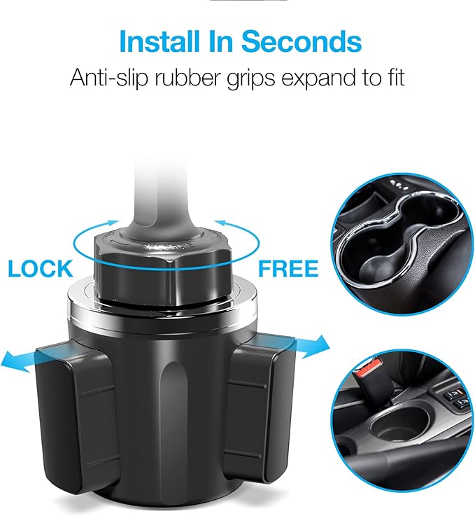 MAGBUDDY Elite Cup Holder XL Mount Black - Image 7