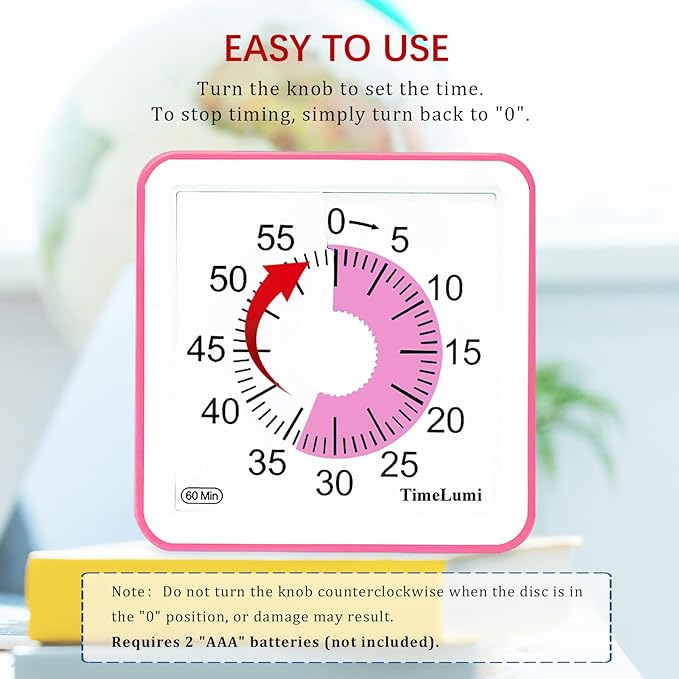 TimeLumi 60-Minute Visual Timer - Image 2