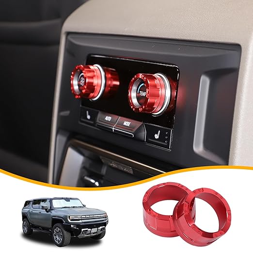 for Hummer EV Accessories Rear Air Conditioner Switch Button Knob Cover by Suetlcoity