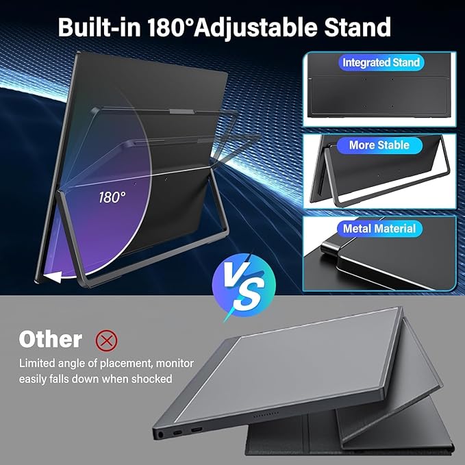 InnoView 16" 240Hz Portable Monitor 2K 2560x1600 100% sRGB Portable Gaming - Image 7