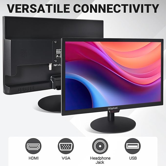 SKitphrati 19 Inch HD PC Monitor, Computer Monitor - Image 5