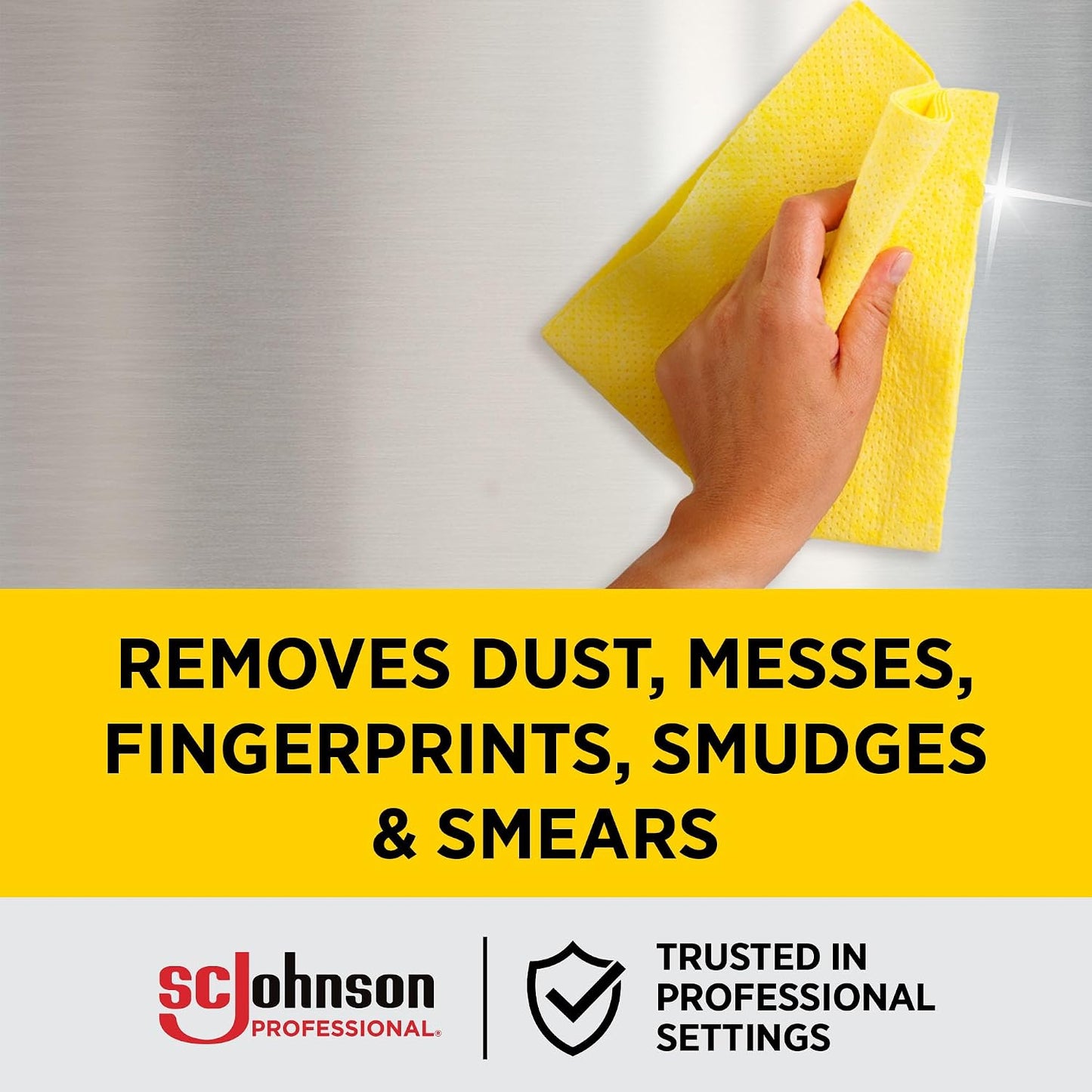 SC Johnson Professional Pledge Enhancing Polish Spray, Lemon scent, 12 Pack | Wood furniture, stainless steel polish that lifts dust and fingerprints for a fast shine, prevent scratches & knicks