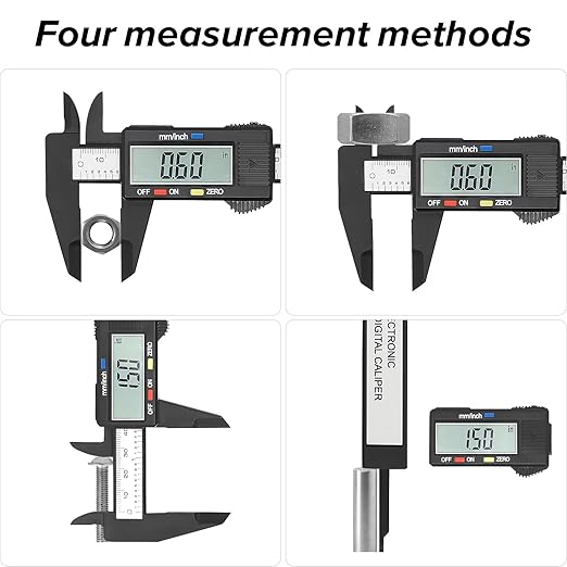 Electronic Digital Caliper, Plastic Vernier Caliper, Caliper Measuring Tool - Image 5
