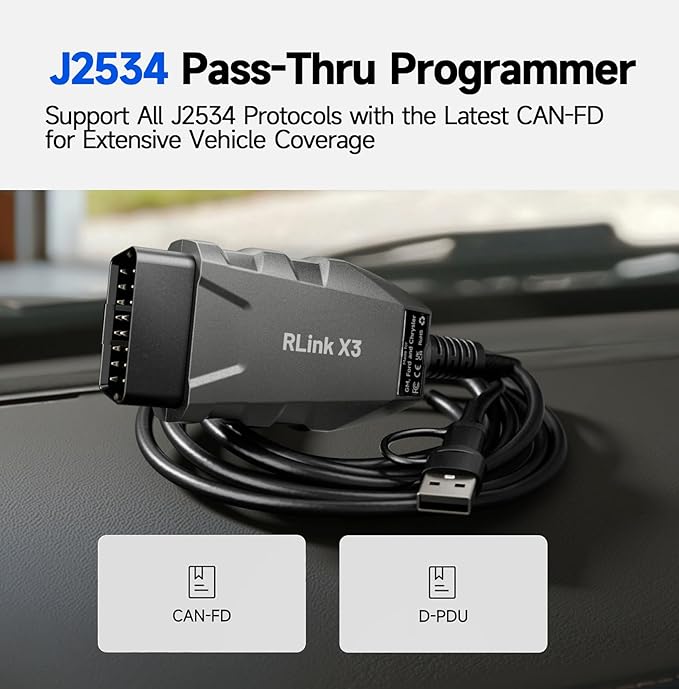 TOPDON 3-in-1 High-Speed USB OBD2 Adapter - Image 3