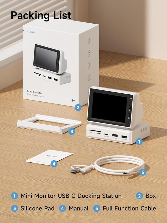 Hagibis 3.5inch IPS USB Mini Screen - Image 9