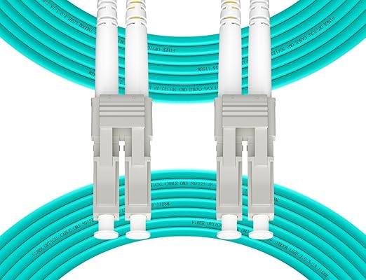 Fibergaga 5Pack-0.2M OM3 LC to LC Fiber Patch Cable, OD-2.0mm Fiber Optic Cable - Image 7