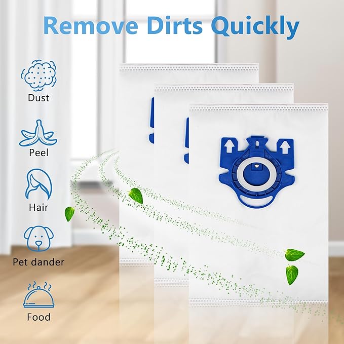 Improvedhand 10 Packs 3D Airclean Bags Replacement - Image 5