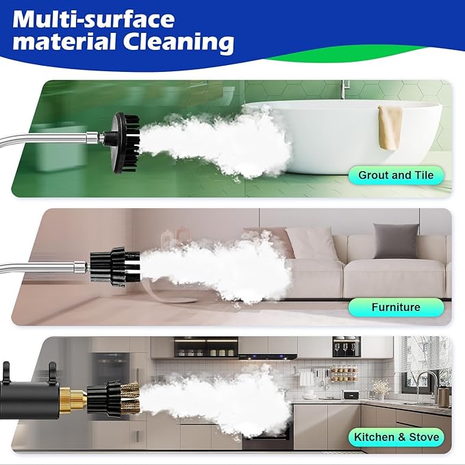 Flgocexs Steam Cleaner for Home, 2500W Pressurized Steam Cleaner - Image 3