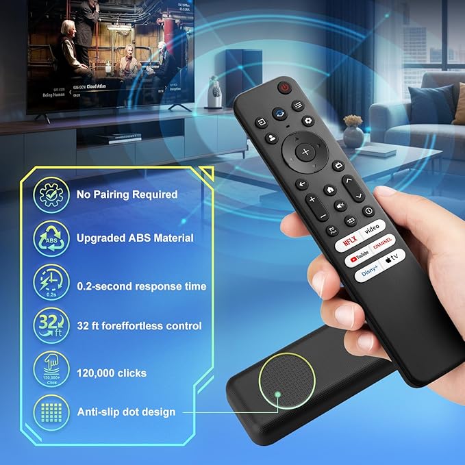 Replacement Remote Only for TCL-Google-TV-Remote-Control, for TCL 4K Google - Image 4