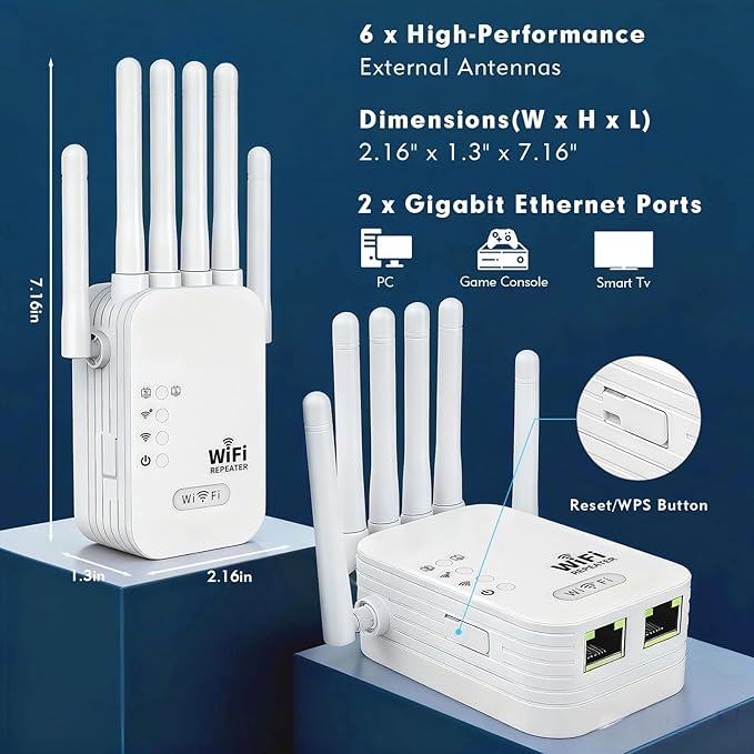 WiFi Repeater, WiFi Extender Signal Booster - Image 5