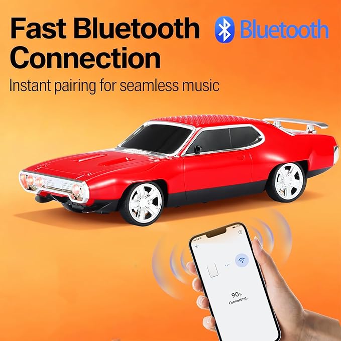 WSTER Retro Car Bluetooth Speaker - Image 2