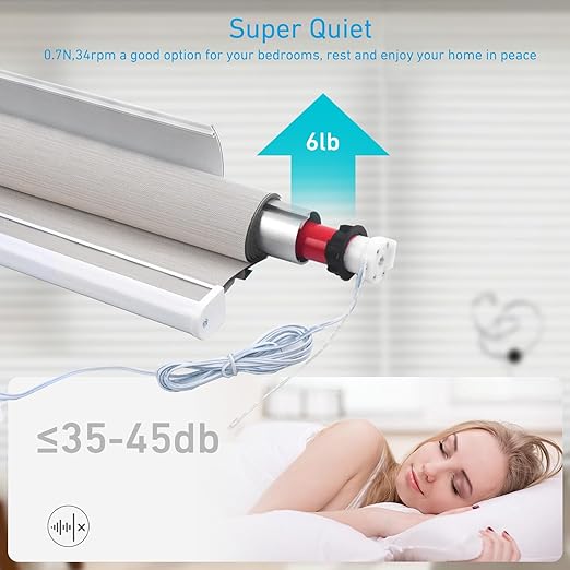 Rollerhouse DC12V EY2512 Shade Motor Electric Blind Motor Remote Control Wired - Image 5