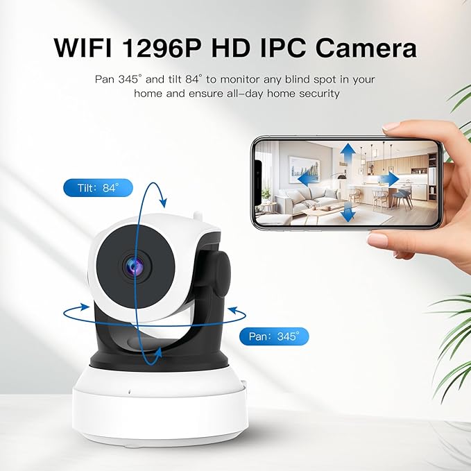 VSTARCAM Indoor Security Camera, 2K - Image 2