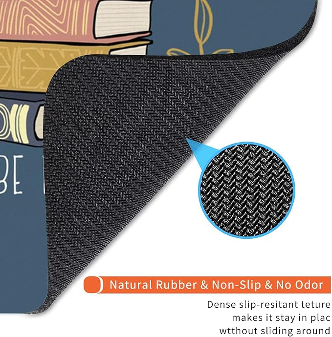 Armanza Square Mouse Pad Books, Personalized Premium-Textured Custom Mouse Mat - Image 5