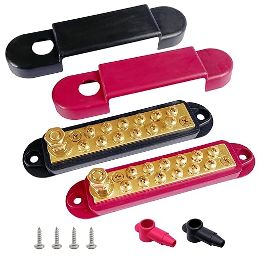 1/4" Stud Power Distribution Block Bus Bar - Image 4
