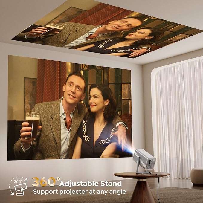 Smart-Projector-4K with WiFi 6 and Bluetooth5.2, Native 1080P Mini Portable - Image 7
