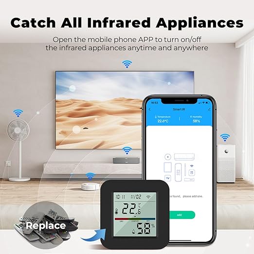 Sanofuturion WiFi Smart IR Remote Control, 3-in-1 Smart AC Controller - Image 3