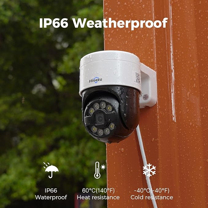 【Human Tracking+330° View】 Hiseeu 4K PoE Security Camera System, All-in-one 12" - Image 9