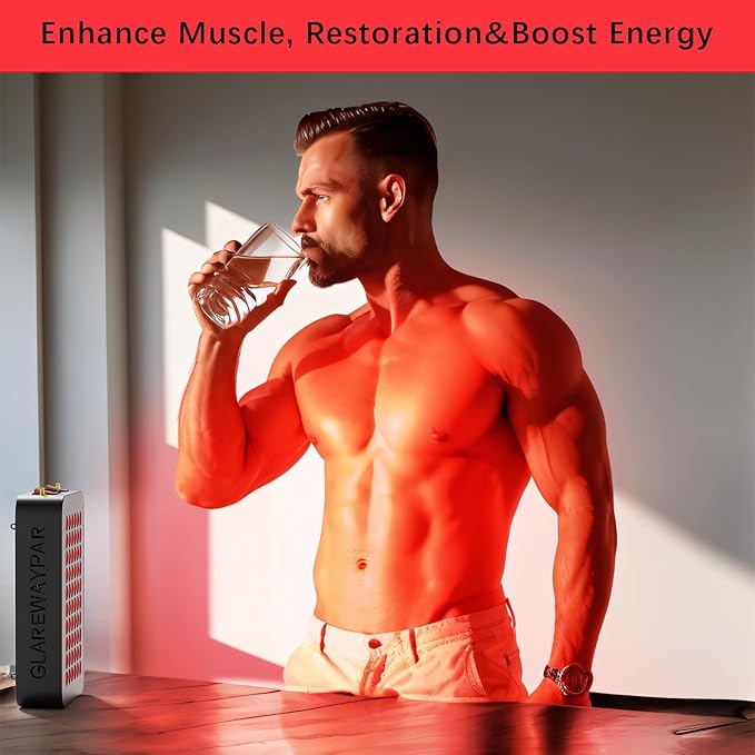 LED Red Light Therapy for Body Infrared Red Light Therapy Red Light Panel Red - Image 4