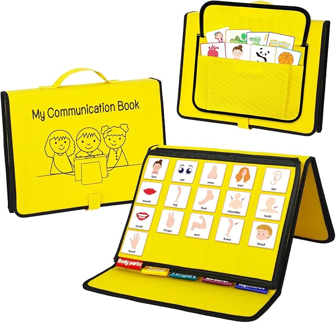 Boczif Visual Communication Book, Nonverbal Communication Board, Autism by Boczif