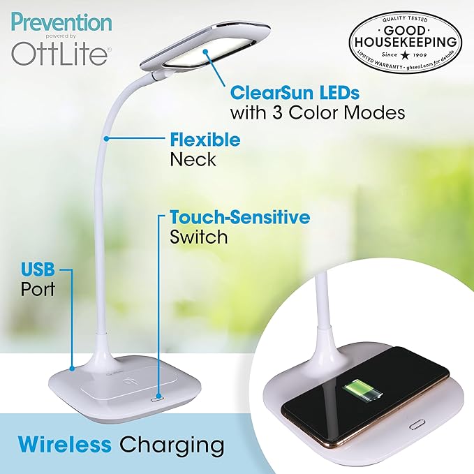 OttLite® Prevention LED Desk Lamp - Image 2