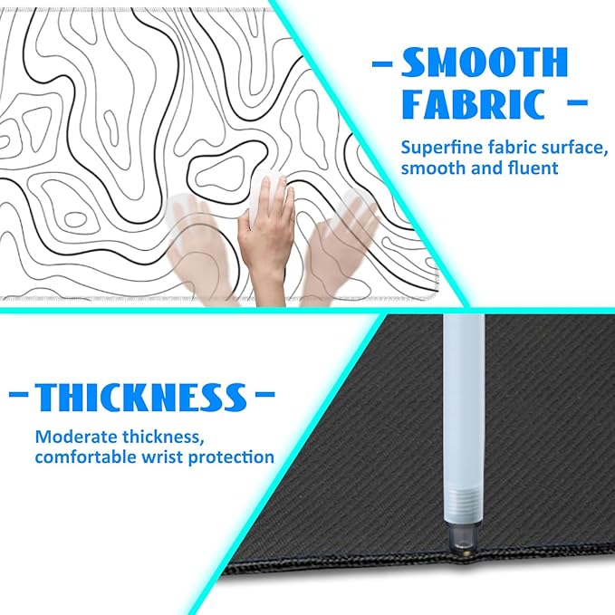 Desk Mat, 35.4"x15.7" Big Mouse Pad - Image 5