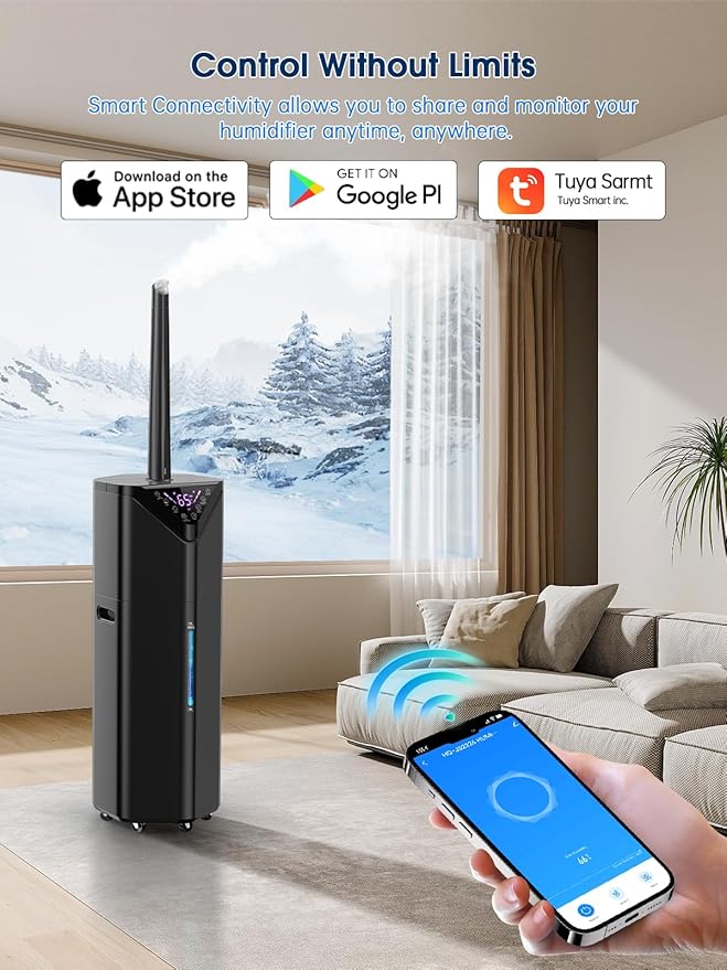 5Gal Humidifiers for Bedroom Large Room 2800 sq ft, 19L Quiet Humidifiers for - Image 2