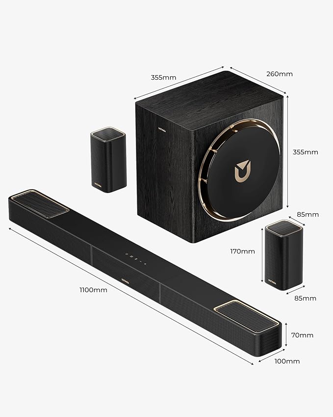 ULTIMEA Skywave X50 5.1.4ch Wireless Surround Sound System - Image 9