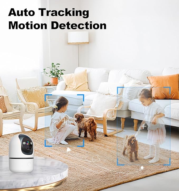 Security Cameras Indoor, 2K 5G&2.4Ghz WiFi Camera - Image 3