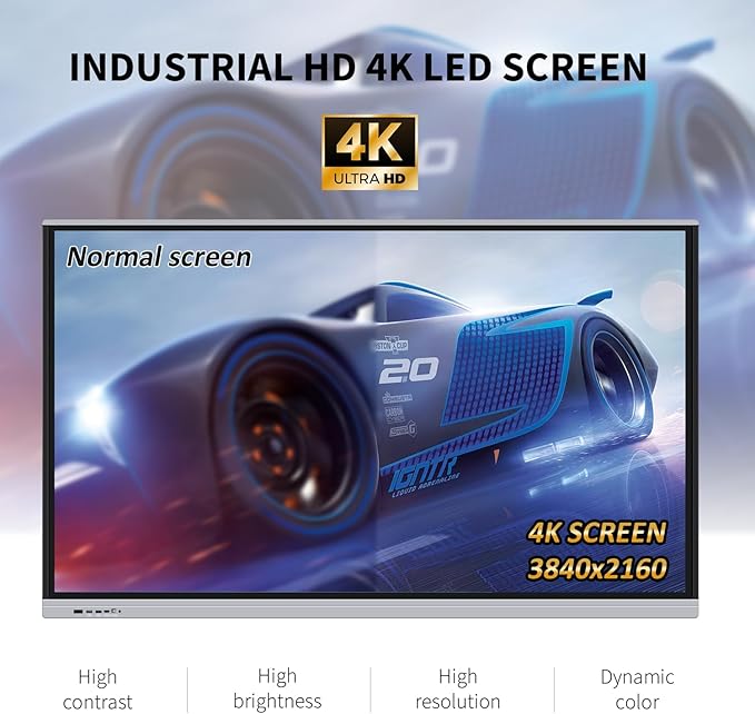 TouchWo 75" Touchscreen Monitor Smart Board, 4K Interactive Presentation - Image 4