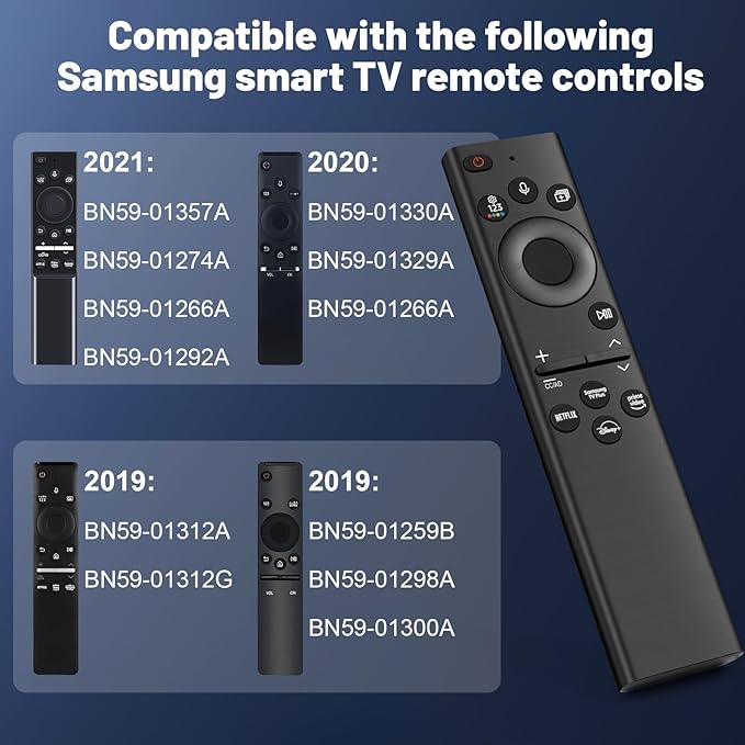 Replacement for Samsung TV Remote, for Samsung tv Remote, Remote Control - Image 3