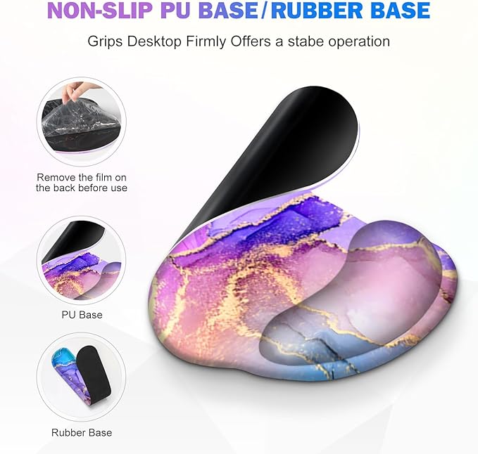 Gaming Mouse Pad, Large Desk Mat, Cute Desk Pad Protector, 4in1 XXL Mousepad + - Image 5