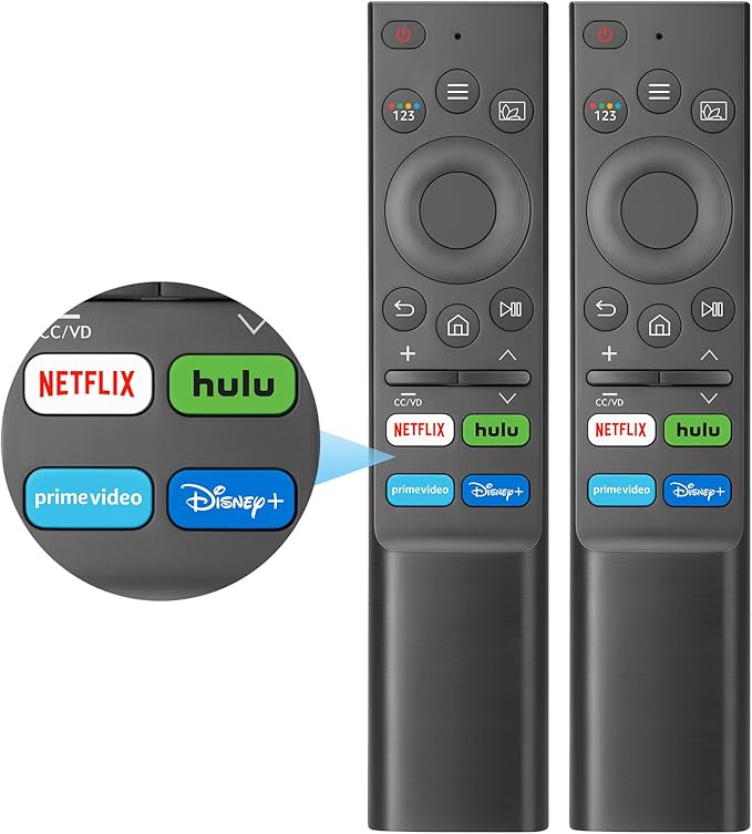 【Pack of 2】 Universal for Samsung-Smart-TV-Remote-Control Replacement for by Touvar