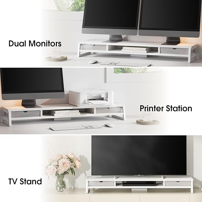Fenge Dual Monitor Stand, Monitor Riser - Image 6