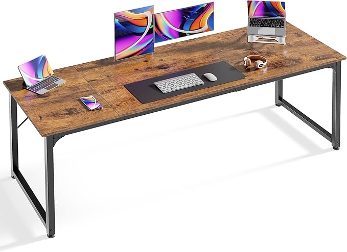 Huuger Computer Desk, 70 Inch Office Desk, Gaming Desk by Huuger