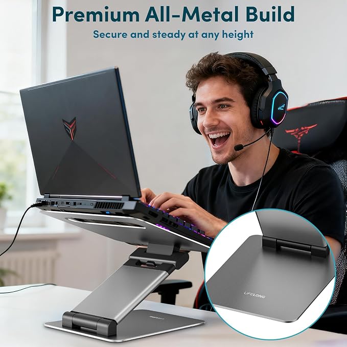 Lifelong Ergonomic Adjustable Laptop Stand - Image 5