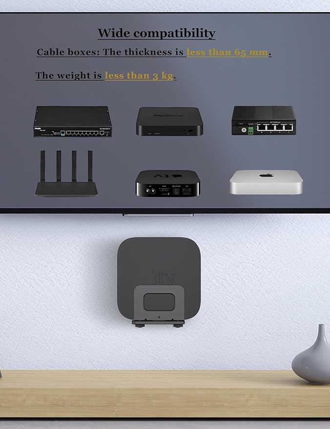NOTMBESTM Adjustable Wall Mount Shelf Holder - Image 8