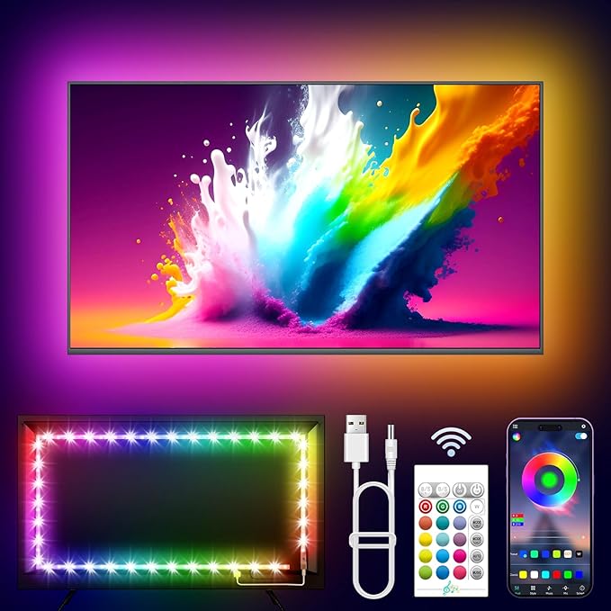 KANTUTOE TV LED Lights, 13.1ft LED Lights by KANTUTOE