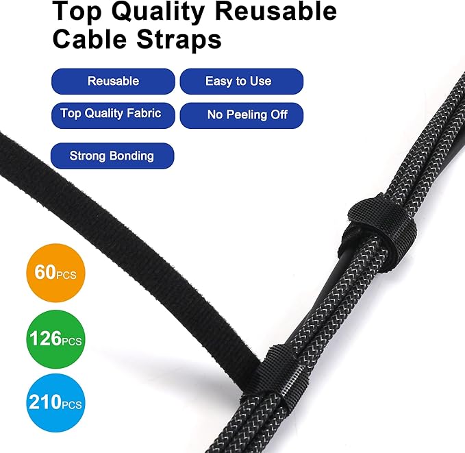 Nettbe Reusable Cable Ties - Image 5